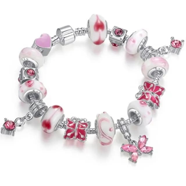 【米蘭精品】現貨+預購 串珠手鍊(琉璃珠時尚甜美母親節情人節生日聖誕節交換禮物女飾品72l104)