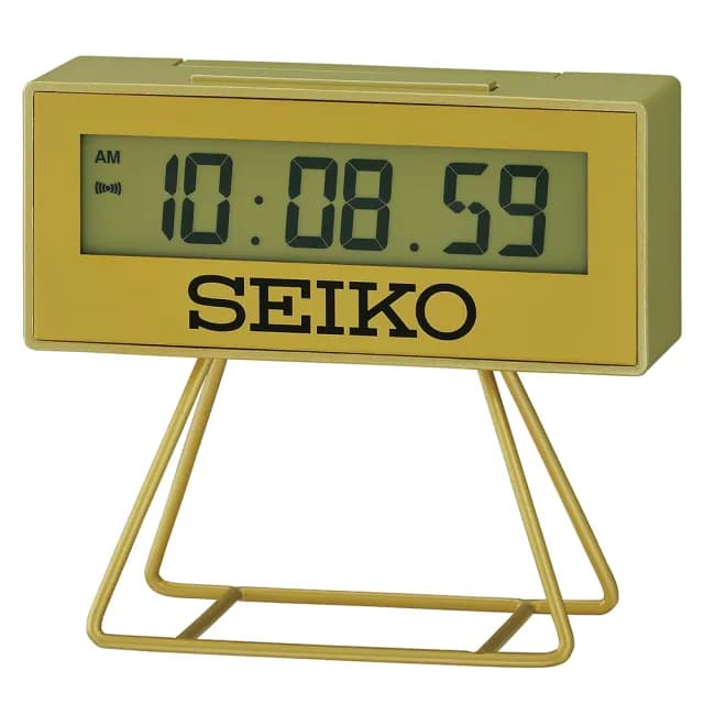 【SEIKO 精工】城市路跑防貪睡電子鬧鐘 生日 禮物(QHL062G/速)