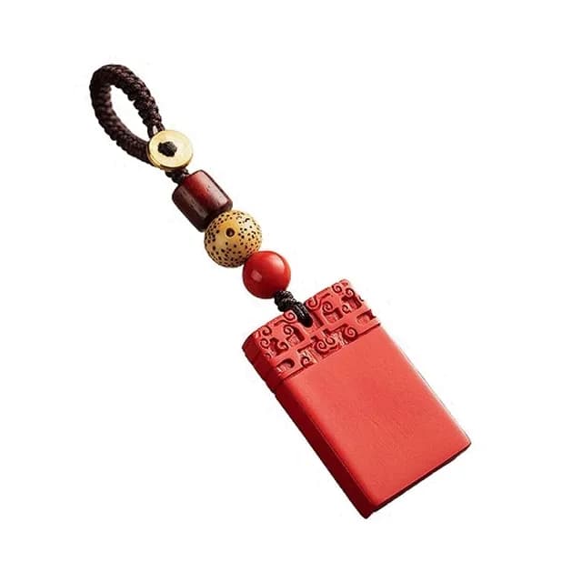 【米蘭精品】現貨+預購 手機掛飾鑰匙扣(天然朱砂平安無事牌包包配飾母親節情人節生日聖誕節禮物2款73xd23)