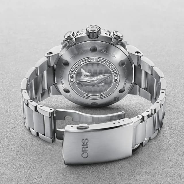 【ORIS 豪利時】海洋三部曲藍鯨全球限量套錶 禮物 送禮 推薦(0177177434185-Trilogyset)