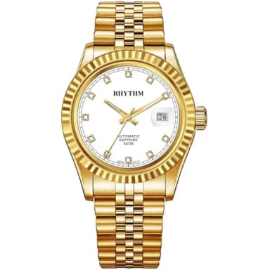 【RHYTHM 麗聲】尊爵晶鑽機械手錶-38mm 送禮 禮物 推薦(RA1621S05)
