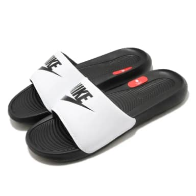 【NIKE 耐吉】拖鞋 Victori One Slide 男女鞋 輕便 套腳 簡約 舒適 情侶穿搭 黑 白 交換禮物 (CN9675-005)