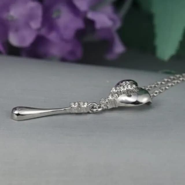 【米蘭精品】現貨+預購 925純銀項鍊鑲鑽吊墜(典雅流行愛心水滴母親節情人節生日聖誕節交換禮物女飾品73fy9)