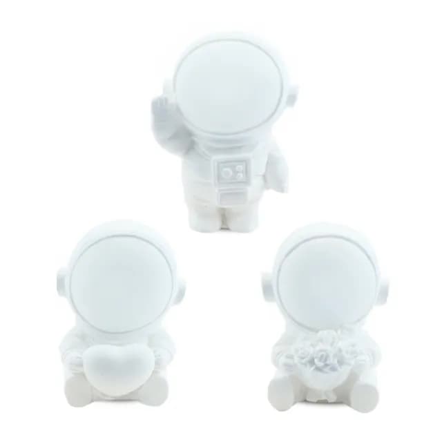 【Amywo艾美窩】宇宙人造型擴香石 3款任選(除臭 薰香石 車用香氛 衣物芳香 精油芳香 擴香石 交換禮物)