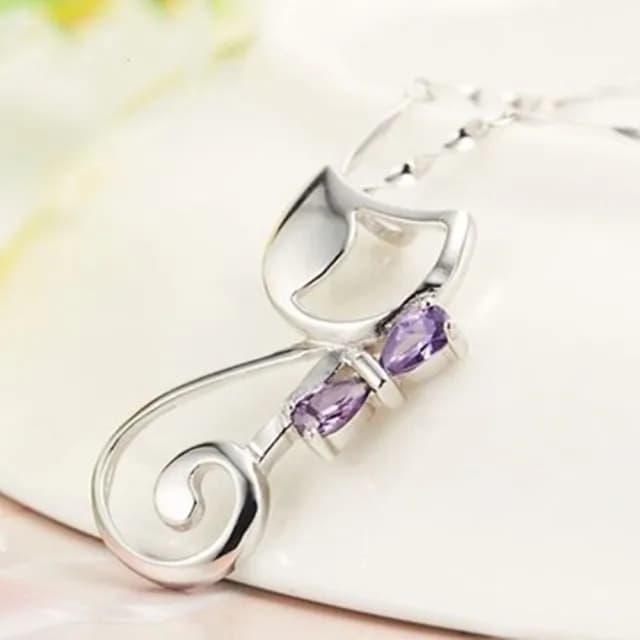 【米蘭精品】現貨+預購 925純銀項鍊鑲鑽吊墜(簡約時尚優雅大方母親節情人節生日聖誕節禮物女飾品73fy27)