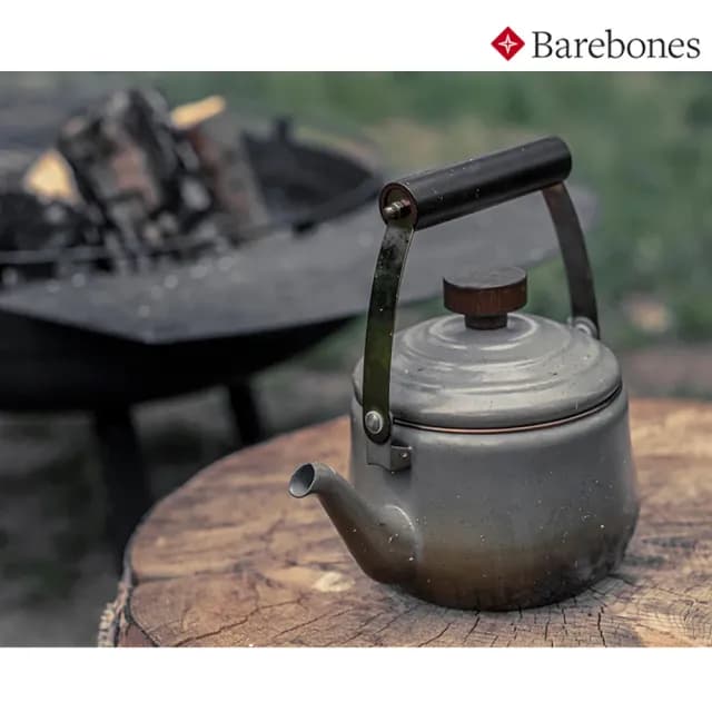【Barebones】琺瑯茶壺 Enamel Teapot CKW-379(茶具、煮水壺、露營炊具)