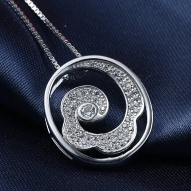 【米蘭精品】現貨+預購 925純銀項鍊鑲鑽吊墜(韓版時尚耀眼迷人母親節情人節生日聖誕節禮物女飾品73fy68)