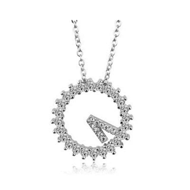 【米蘭精品】現貨+預購 925純銀項鍊鑲鑽吊墜(韓版時尚簡約耀眼母親節情人節生日聖誕節禮物女飾品73fy53)