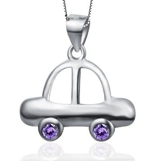 【米蘭精品】現貨+預購 925純銀項鍊鑲鑽吊墜(經典個性獨特大方母親節情人節生日聖誕節禮物女飾品73fy52)