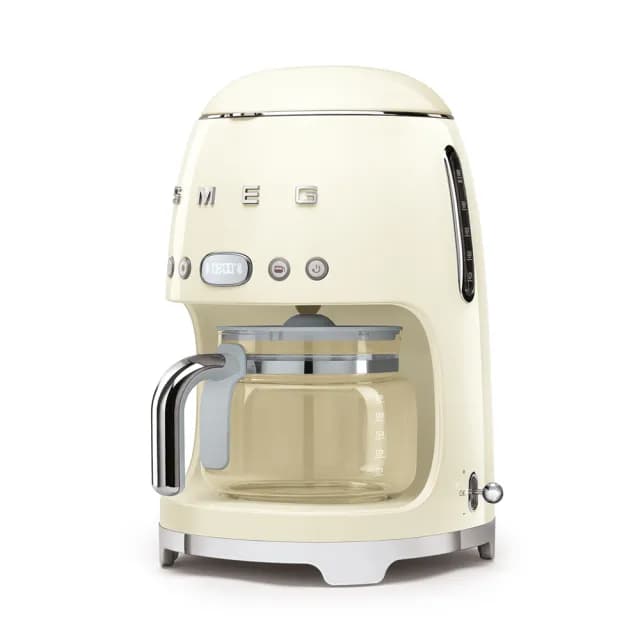 【SMEG】義大利濾滴式咖啡機-奶油色(DCF02CRUS)