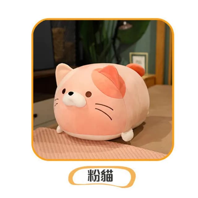 【Mega】可愛胖胖團子貓抱枕(貓咪玩偶 靠枕 生日禮物 聖誕節)