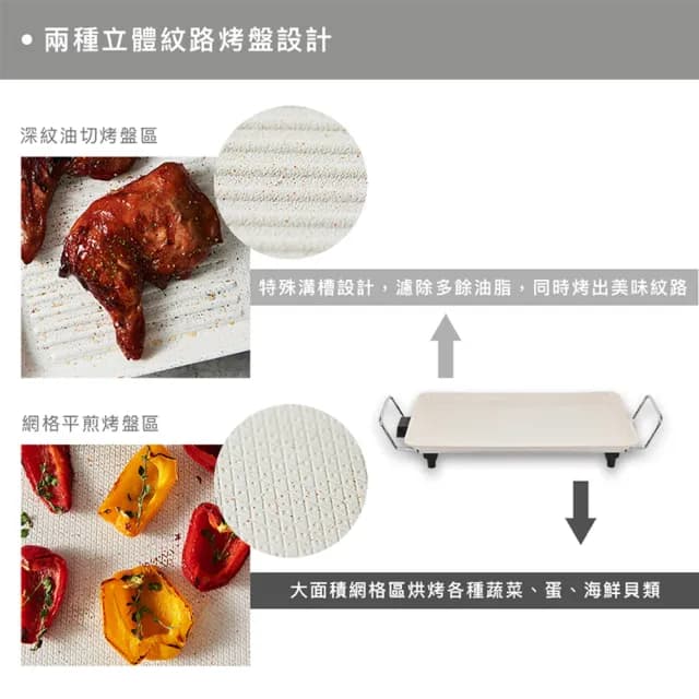 【Telefunken德律風根】多功能陶瓷電烤盤LT-BBQ213M(德國百年品牌/電烤爐/燒烤盤/中秋烤肉)