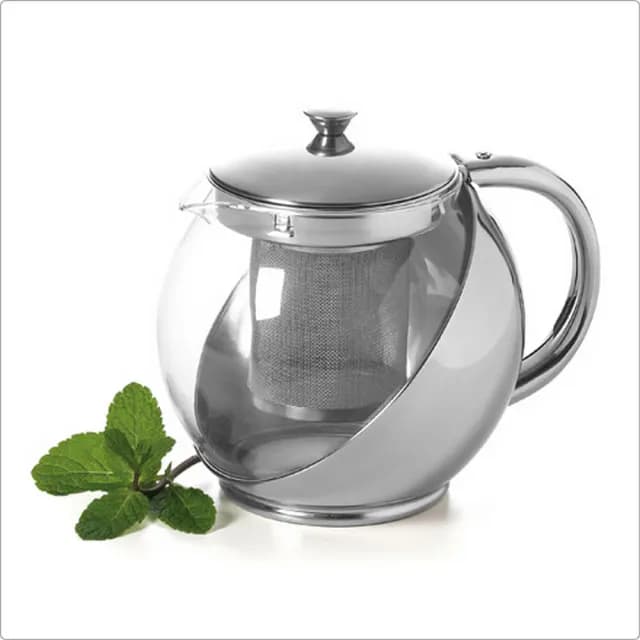【EXCELSA】Relax圓肚濾茶壺 0.9L / 泡茶 下午茶 茶具 88父親節禮物