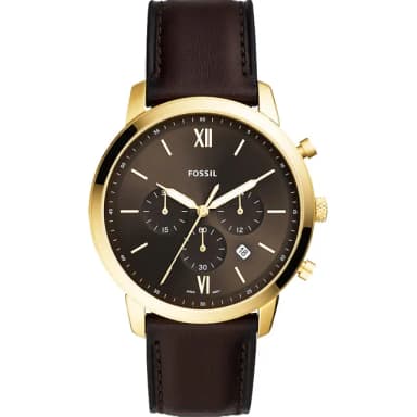 【FOSSIL】Neutra 美式休閒三眼計時手錶 禮物 送禮 推薦(FS5763)