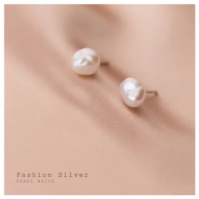 【HaNA 梨花】韓國誰都能戴經典不敗．不規則小珍珠耳環(針式 耳環 耳飾 耳圈 耳釘)