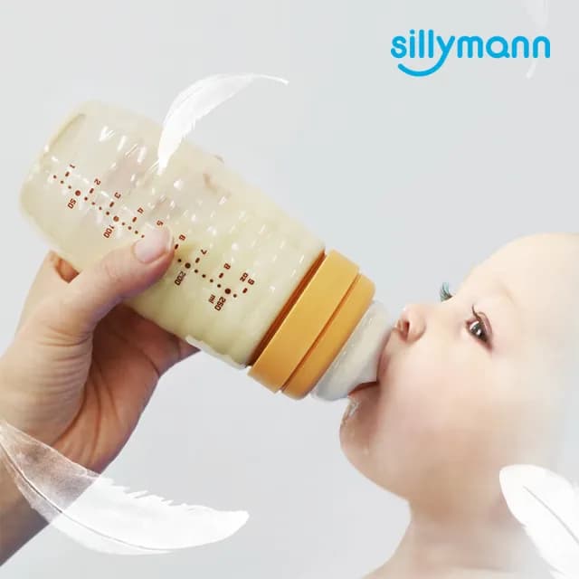 【sillymann】寬口徑母乳實感PPSU輕巧設計款蜂蜜奶瓶(260ml)
