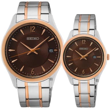 【SEIKO 精工】CS 城市情侶手錶 對錶 畢業 禮物 推薦(SUR470P1+SUR476P1)