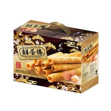 【手信坊】手提鮮蛋捲禮盒-原味16入(常溫任選滿4件出貨)