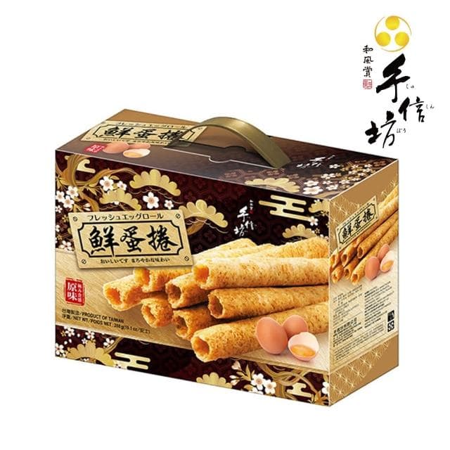 【手信坊】手提鮮蛋捲禮盒-原味16入(常溫任選滿4件出貨) - momo購物網 - 好評推薦 -