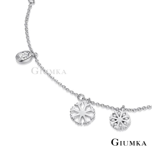 【GIUMKA】新年禮物．女士腳鍊．雪花腳鏈(銀色)