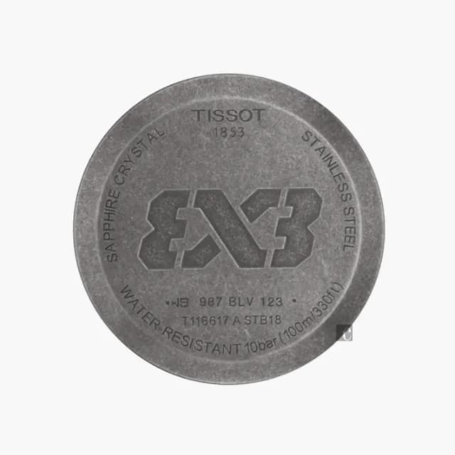 【TISSOT 天梭 官方授權】CHRONO XL 3X3 街頭籃球特別版手錶 男錶 禮物 推薦(T1166173606700)