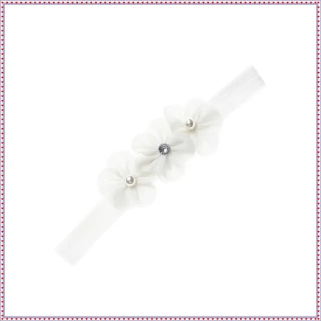 【Baby 童衣】任選 新生兒髮帶 三朵花造型頭飾 寶寶頭帶 88767(共２色) - momo購物網 - 好評推薦 -