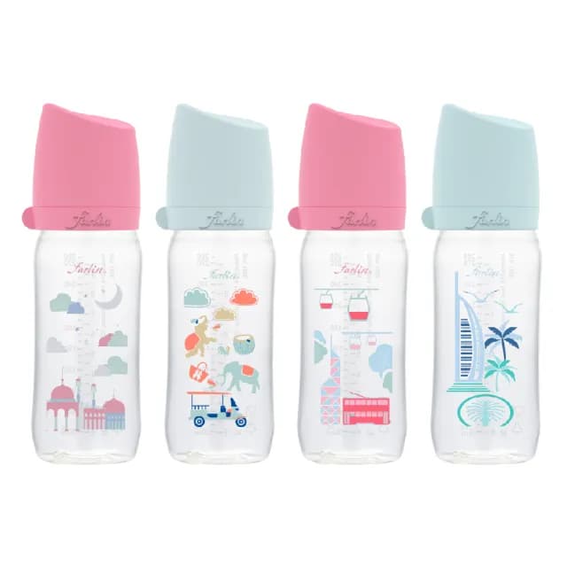 【Farlin】城市心旅行寬口徑PA奶瓶280ml(共四款可選)
