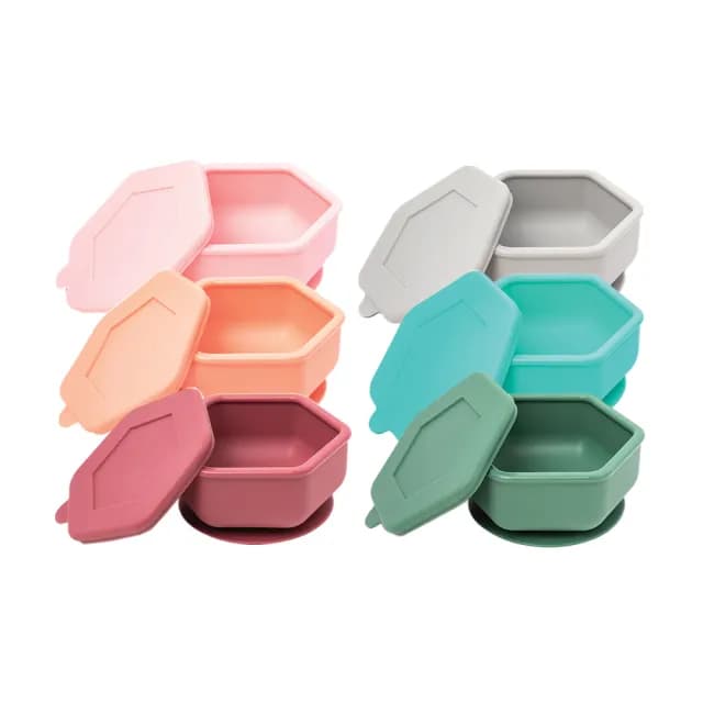 【Tiny Twinkle】美國 安心矽膠吸盤餐碗(多款可選/學習餐具/兒童餐具)