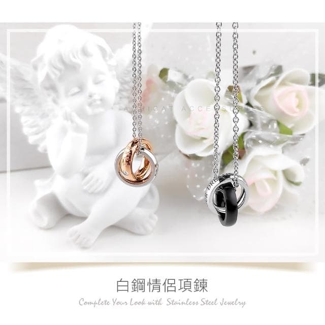 【AchiCat】情侶項鍊．對鍊．低敏(新年禮物)