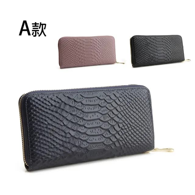【MOROM】情人節禮物 真皮包包 經典實用長夾(共多色)