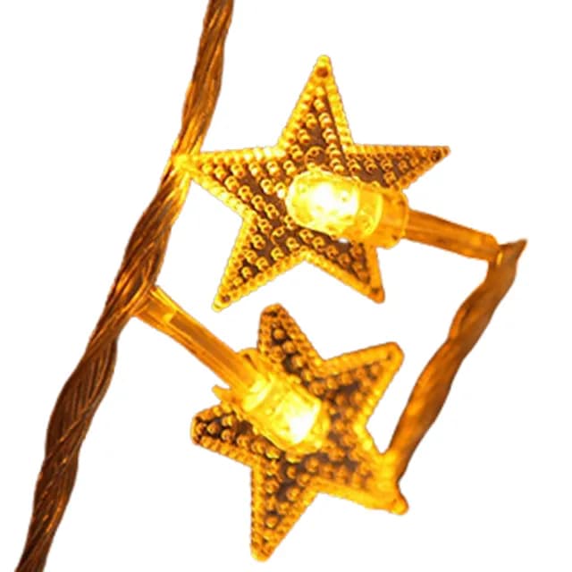 聖誕佈置唯美LED星星燈2組(聖誕燈 氣氛燈 交換禮物 聖誕節 布置 聖誕佈置 生日派對)