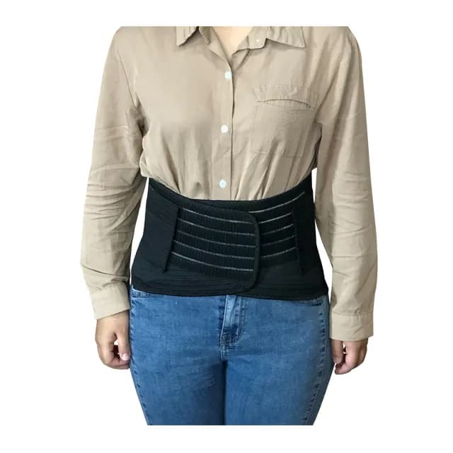 【Qi Mei 齊美】台灣製 雙層挺立美體護腰帶1件組(交叉加壓 護腰 父親節禮物)