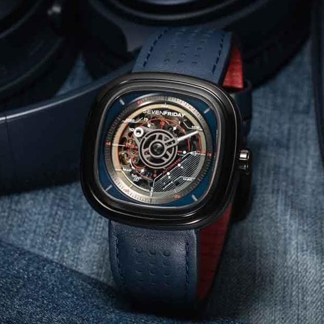 【SEVENFRIDAY】T系列 特殊漸層自動上鍊機械錶 送禮 禮物 推薦(T3/03)