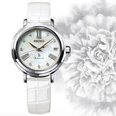【SEIKO 精工】LUKIA25週年 美鑽 機械錶 母親節 禮物推薦_SK028(SPB133J1/6R35-00N0W)