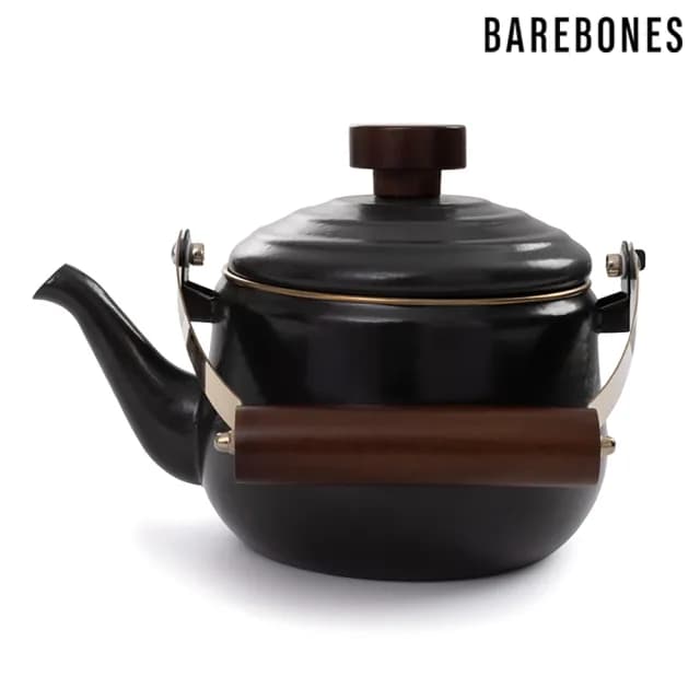 【Barebones】CKW-348 琺瑯茶壺 / 炭灰(茶具 煮水壺 露營炊具)