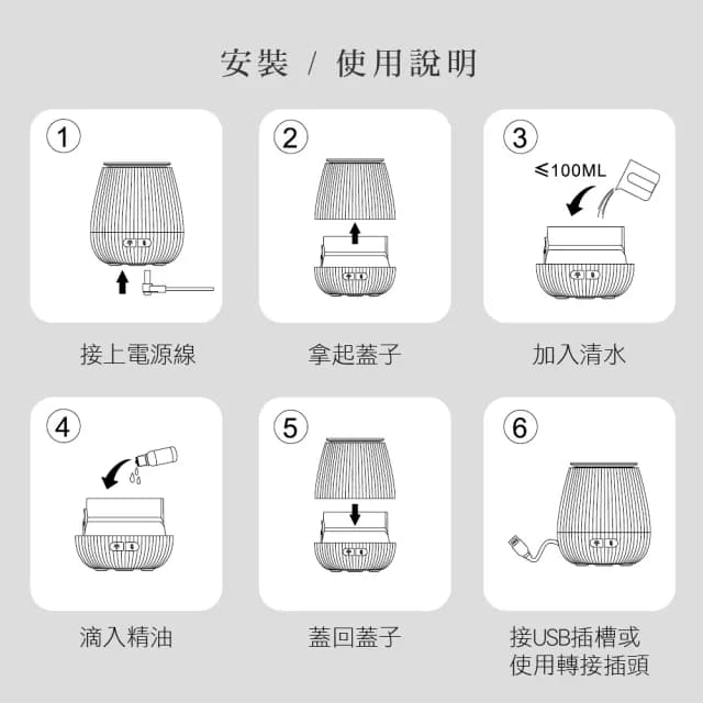 【Everose 愛芙蓉】芳香祕笈 彩虹舒壓水氧機(任選/擴香/禮盒/送禮)/交換禮物)