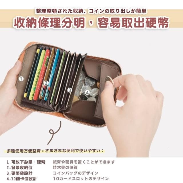【DR.Story】高質感好評摺疊隨行防盜零錢包皮夾(防盜錄、錢包、短夾 女