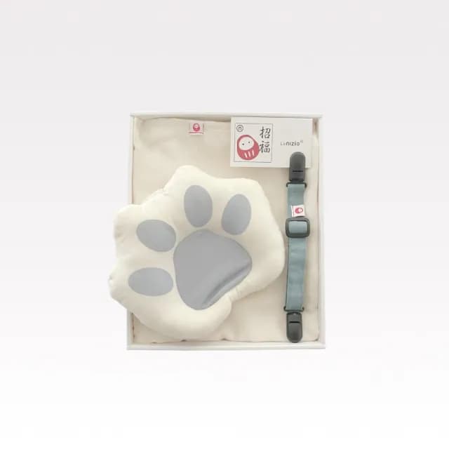 【Nizio】招福掌隨身枕包巾彌月禮物組(可當餵乳枕、推車枕、趴睡枕)