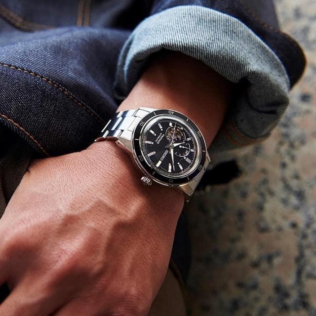 【SEIKO 精工】Presage Style60’s 復古風 開芯機械腕錶 母親節 禮物 推薦(SSA425J1/4R39-00Z0D)