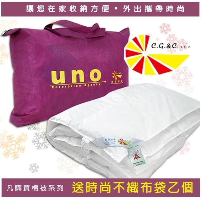 【凱蕾絲帝】台灣製造雙人6*7尺90%純絨貴族級天然羽絨被(40支紗立體純棉防絨)