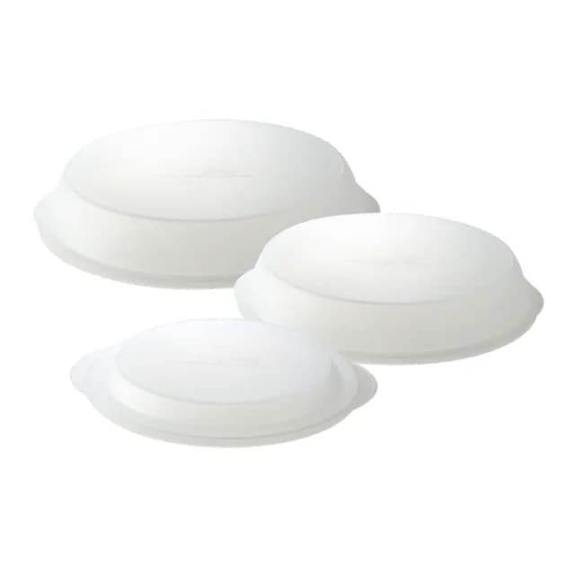 【CorelleBrands 康寧餐具】微波蓋三件式(6吋+8吋+10吋)
