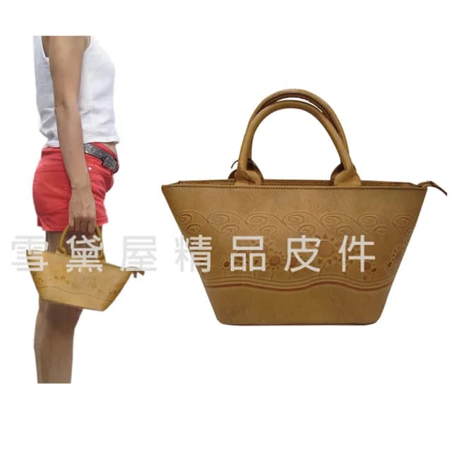 【SNOW.bagshop】情人節禮物 真皮 手提包進口專櫃小容量(真皮包包 100%進口牛皮革材質復古懷舊手提外出上班