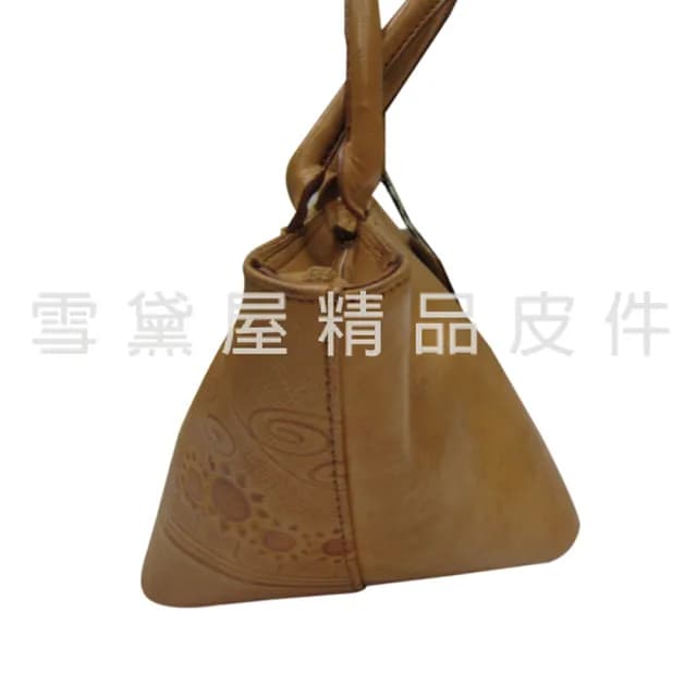 【SNOW.bagshop】情人節禮物 真皮 手提包進口專櫃小容量(真皮包包 100%進口牛皮革材質復古懷舊手提外出上班