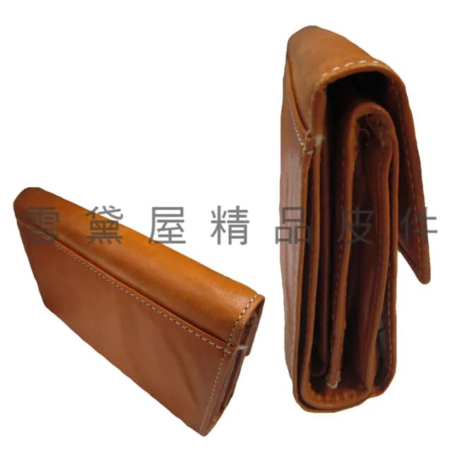 【SNOW.bagshop】情人節禮物 真皮包包  中夾中性復古皮夾(四折暗扣主袋100%進口牛皮革材質輕巧大方復古款)