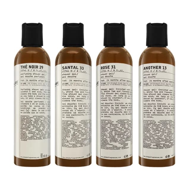 【Le Labo】沐浴膠 237ml 多款任選(國際航空版.玫瑰31/檀香33/ANOTHER 13/黑茶29/佛手柑22)