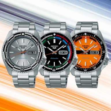 【SEIKO 精工】5 Sports 系列 55周年現代詮釋版 機械腕錶 母親節 禮物 推薦(三款可選)