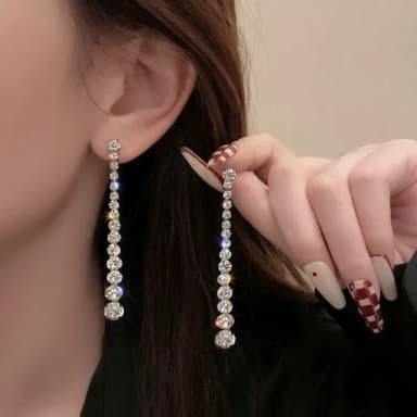 【Oni 歐妮】閃耀流星 耳針穿式耳環耳釘耳骨環 耳飾925銀針(1對入)
