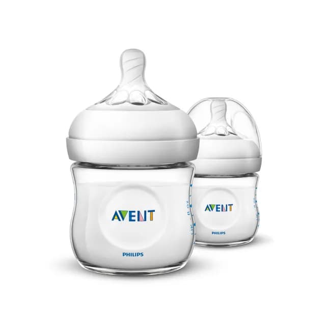 【PHILIPS AVENT】親乳感PP防脹氣奶瓶125ml雙入組 奶嘴0月+(SCF690/23)