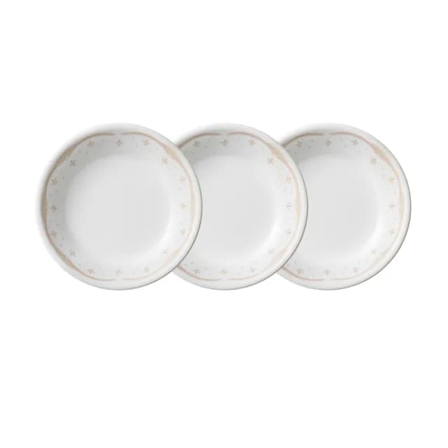 【CorelleBrands 康寧餐具】皇家饗宴3件式醬油碟組(C04)