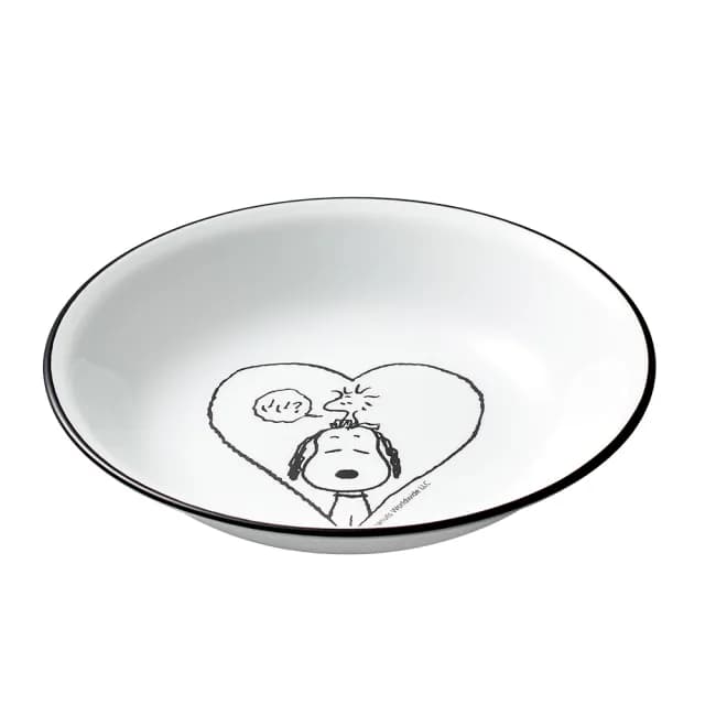 【CorelleBrands 康寧餐具】SNOOPY 復刻黑白6吋深盤(413)